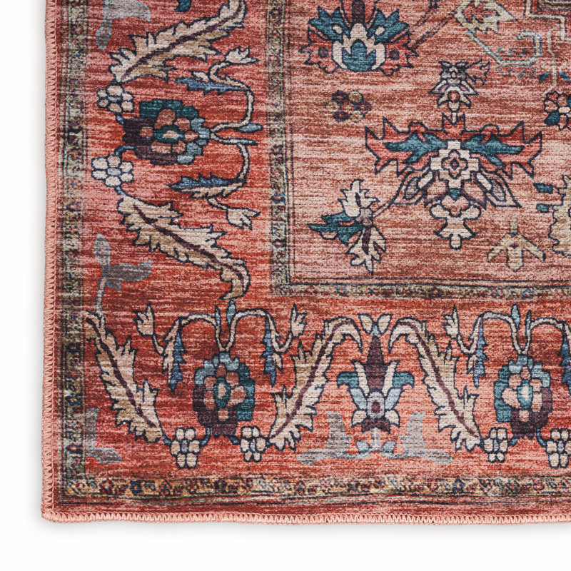 Birch Lane™ Lisle Machine Washable Oriental Rug & Reviews Wayfair